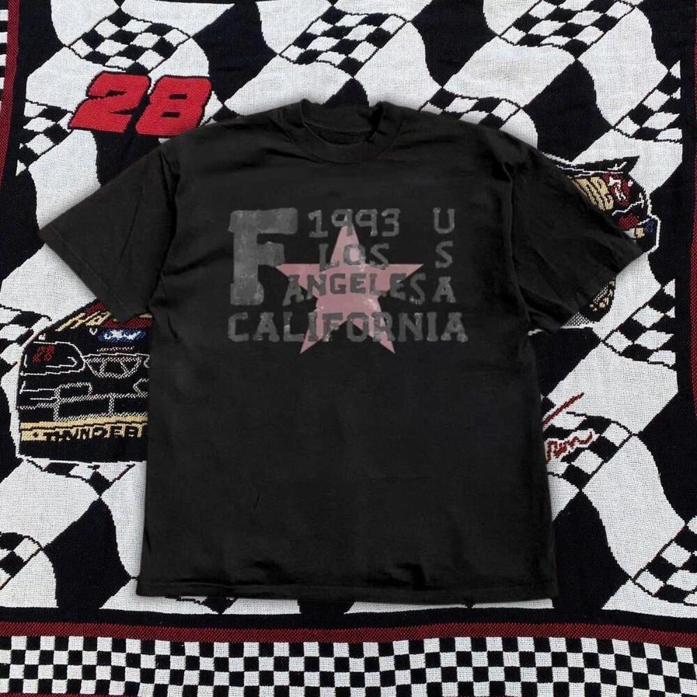 1993 Los Angeles California Tee - Black  T-Shirt